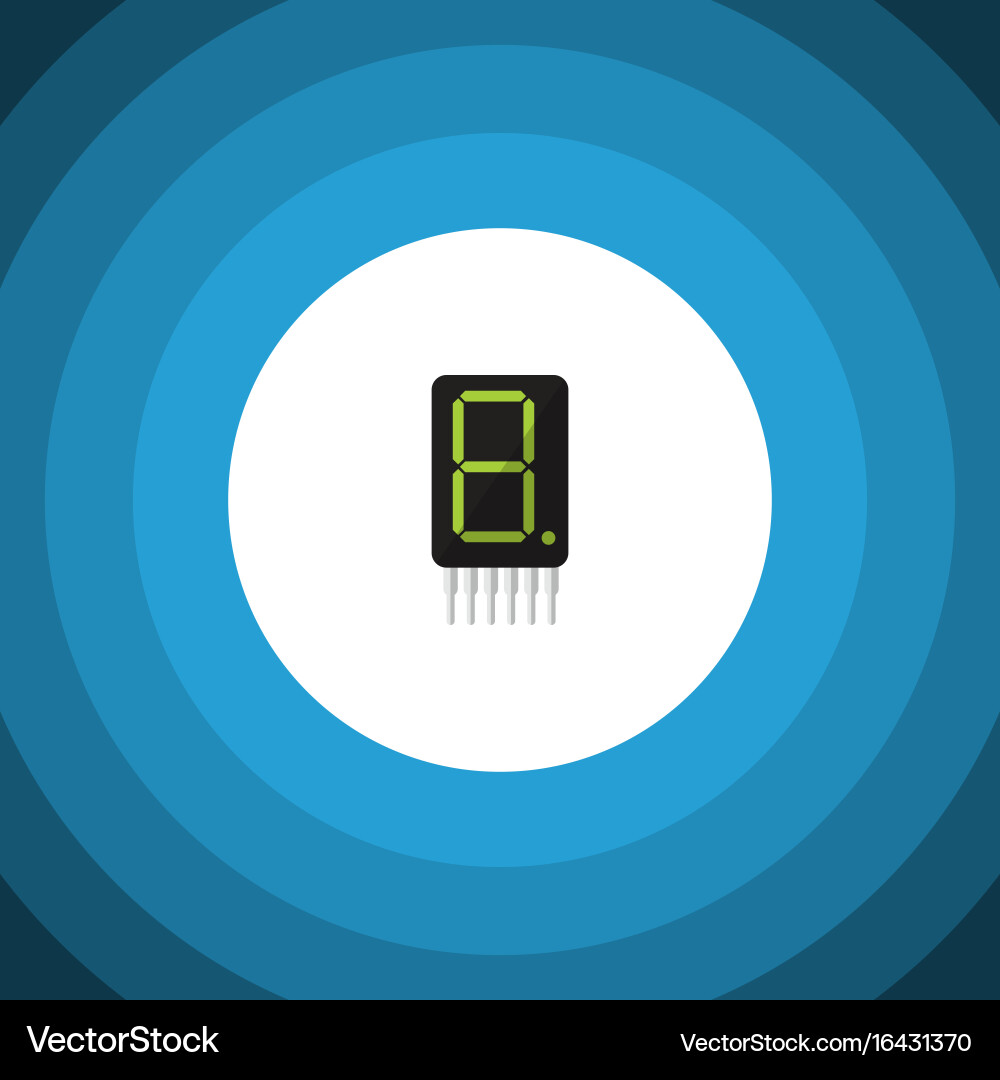 Isolated calculator flat icon calculate Vector Image