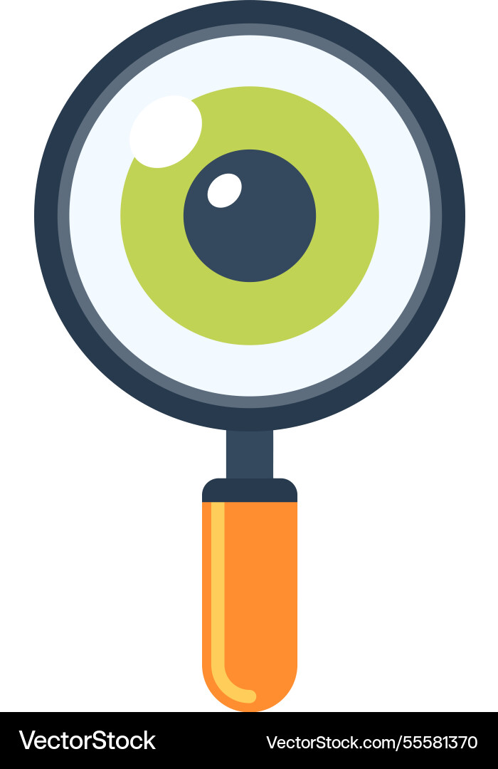 Search engine optimization flat web icon concept Search engine optimization flat web icon concept vector image