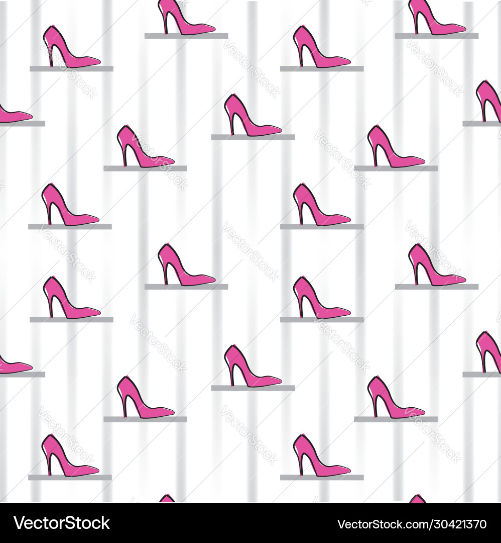 Shoes fashion pattern beautiful fashionable Shoes fashion pattern beautiful fashionable vector image