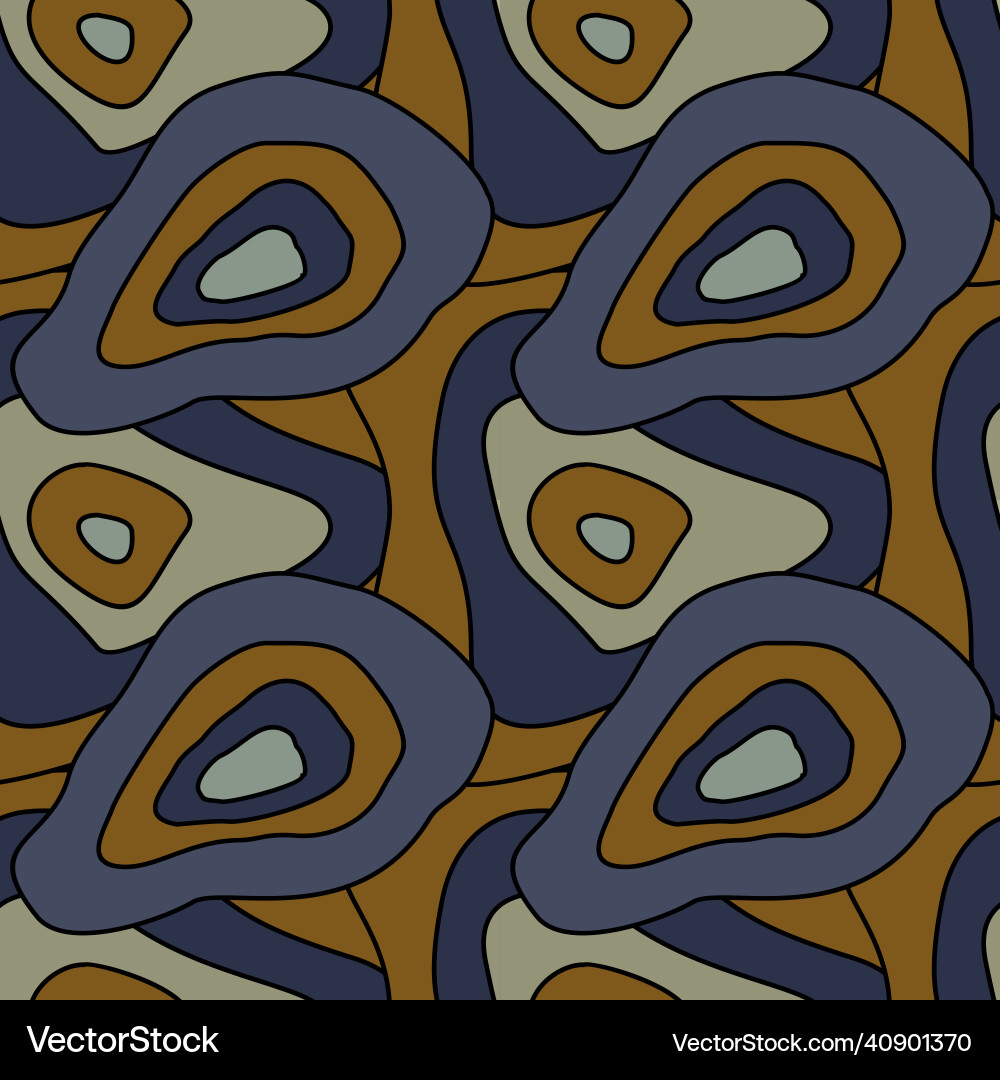Simple geometric seamless pattern with abstract Vector Image