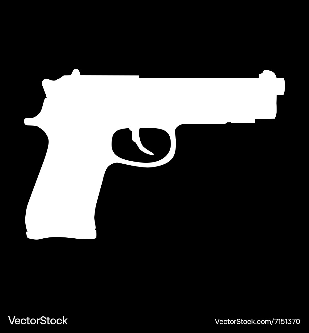 Waffe isolierte Symbol Vektorbild