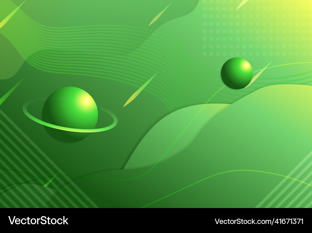 Abstract background with green gradient style Vector Image