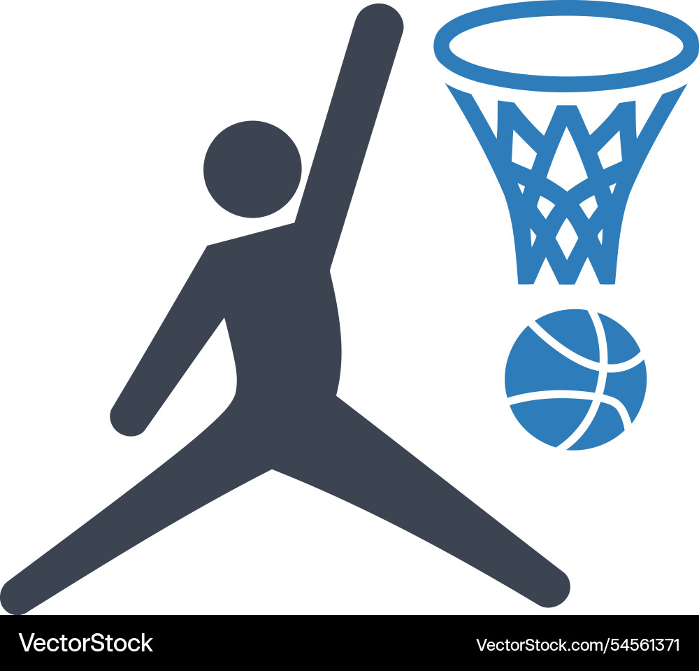 Basketball score motion icon Royalty Free Vector Image