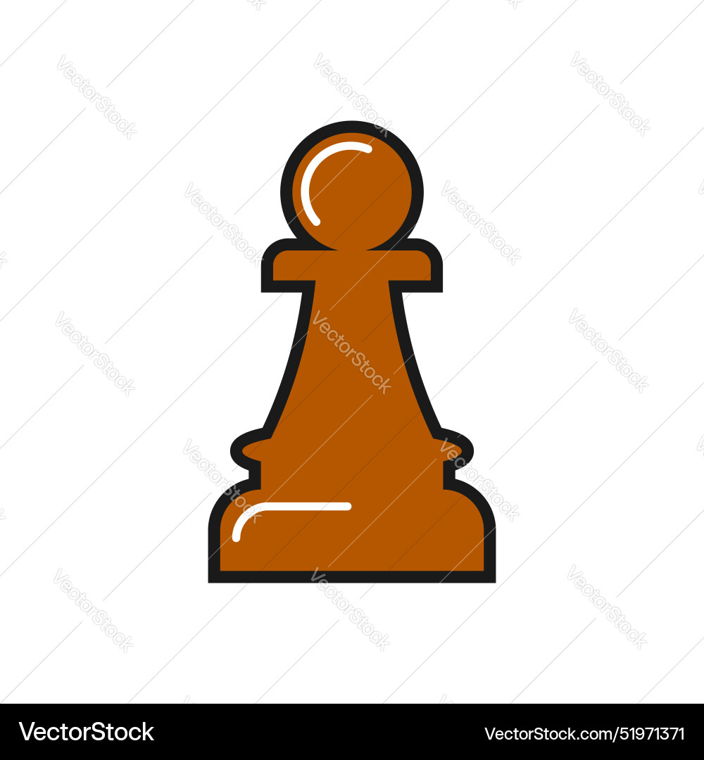 Chess day groovy element design Vector Image