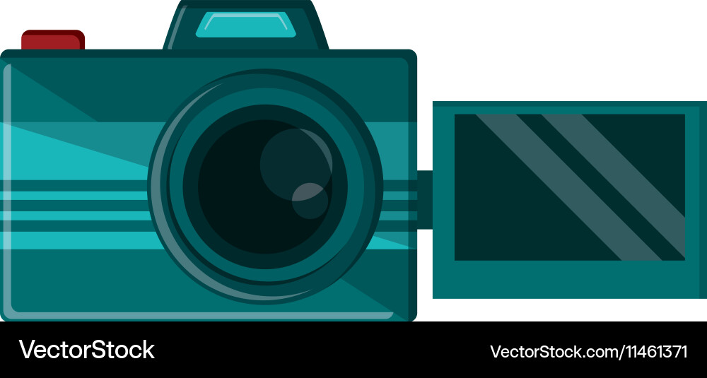 Isolated camera device design Vector Image