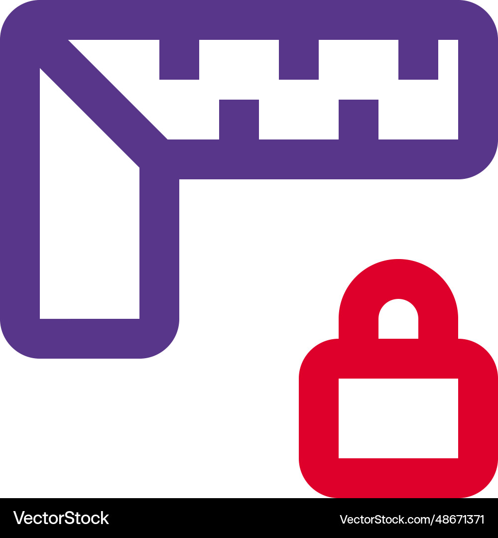 Utilizing a security mechanism while measuring Vector Image