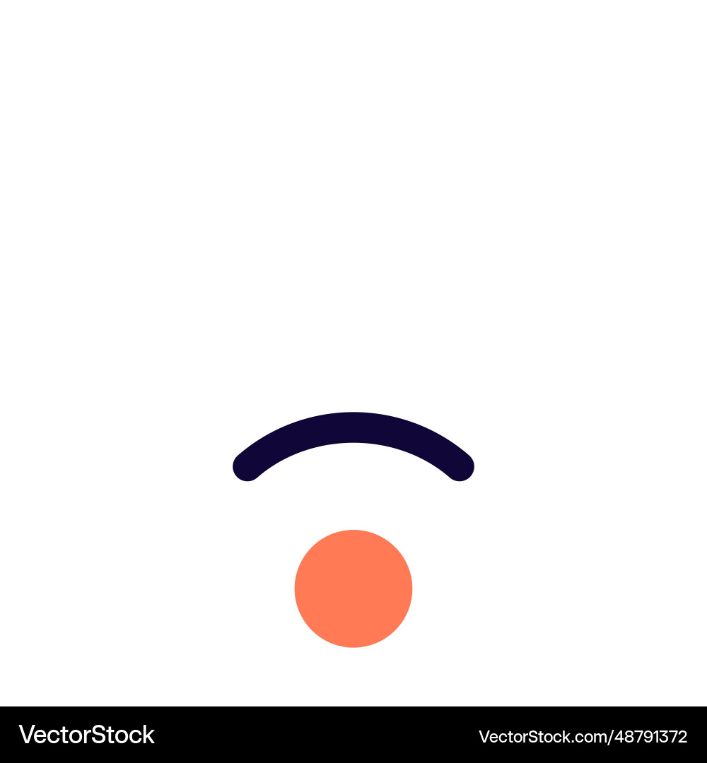 Low signal indication in internet device vector image