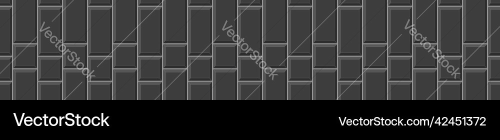 Rectangle and square tile horizontal background vector image