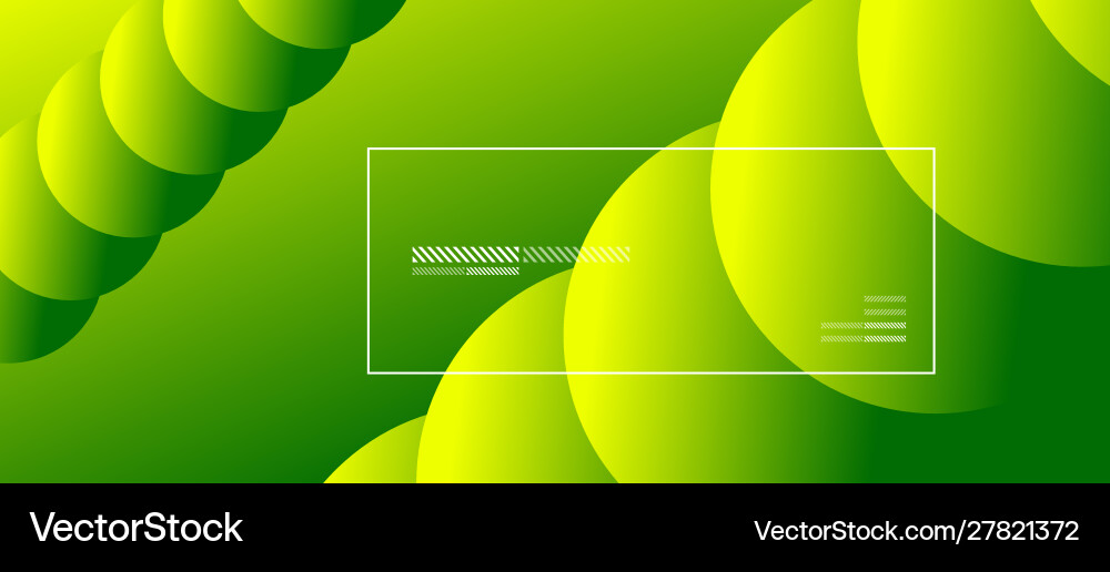 Simple abstract background with neon color circles Vector Image