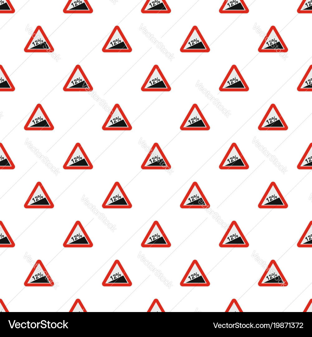 Steep climb pattern seamless vector image