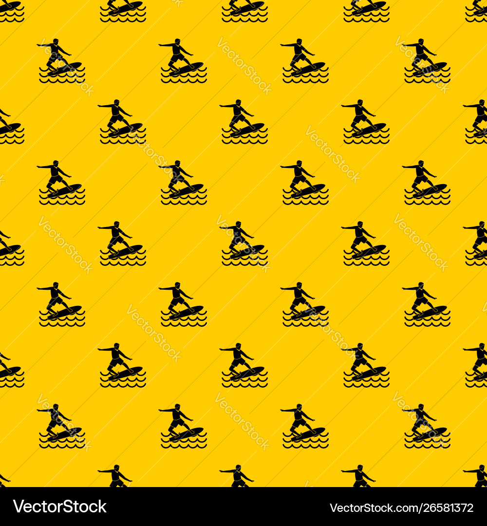 Surfer pattern Surfer pattern vector image
