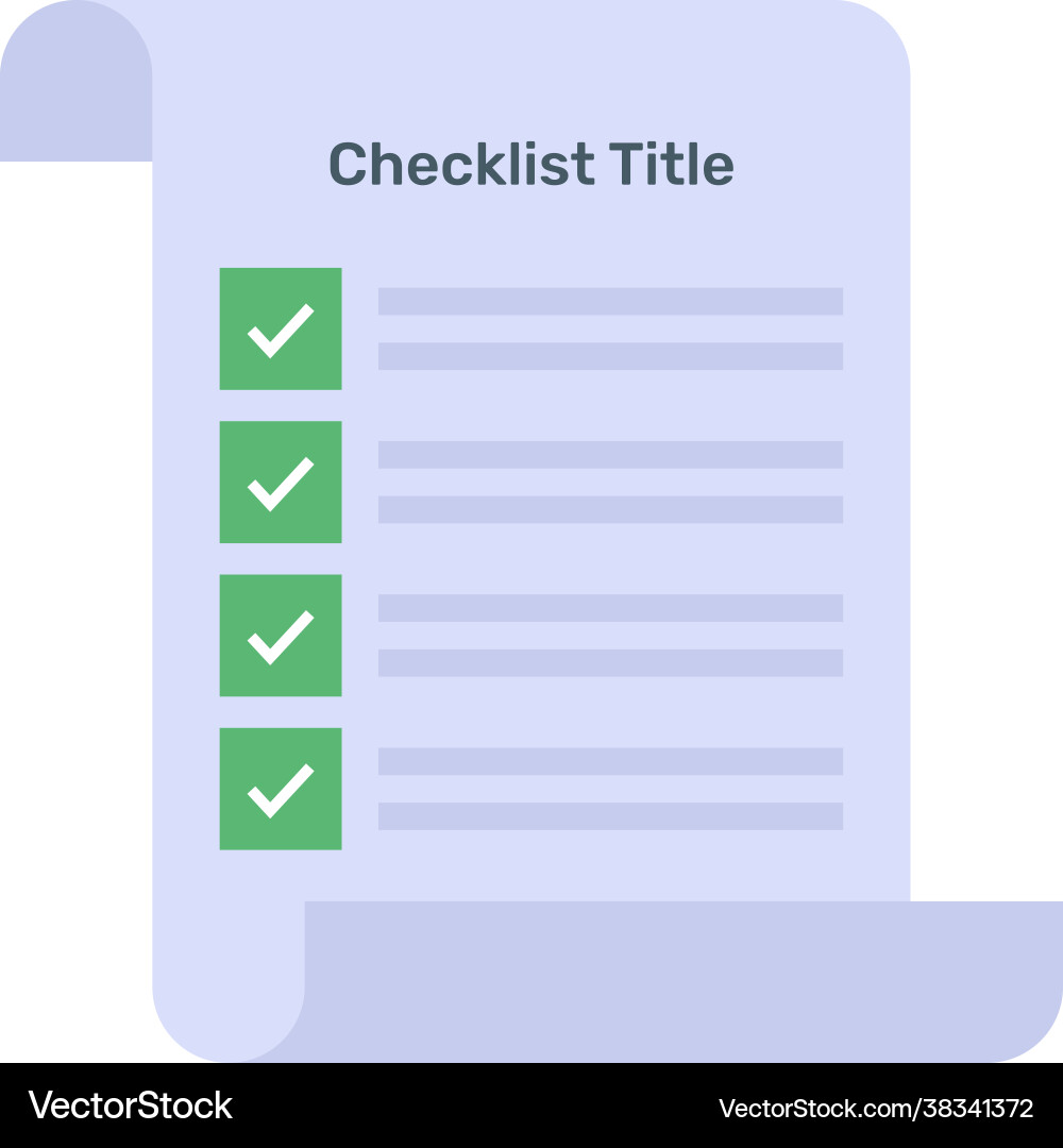 Task list Vector Image