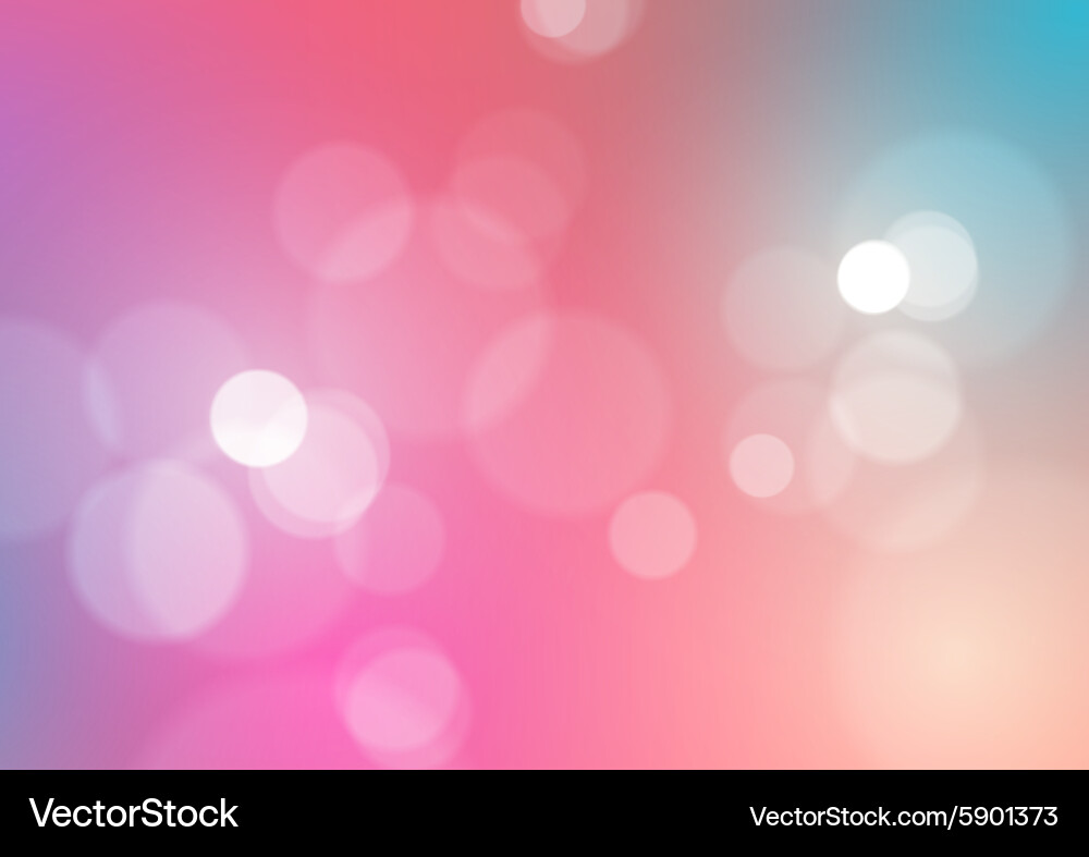 Abstract bokeh lights background vector image