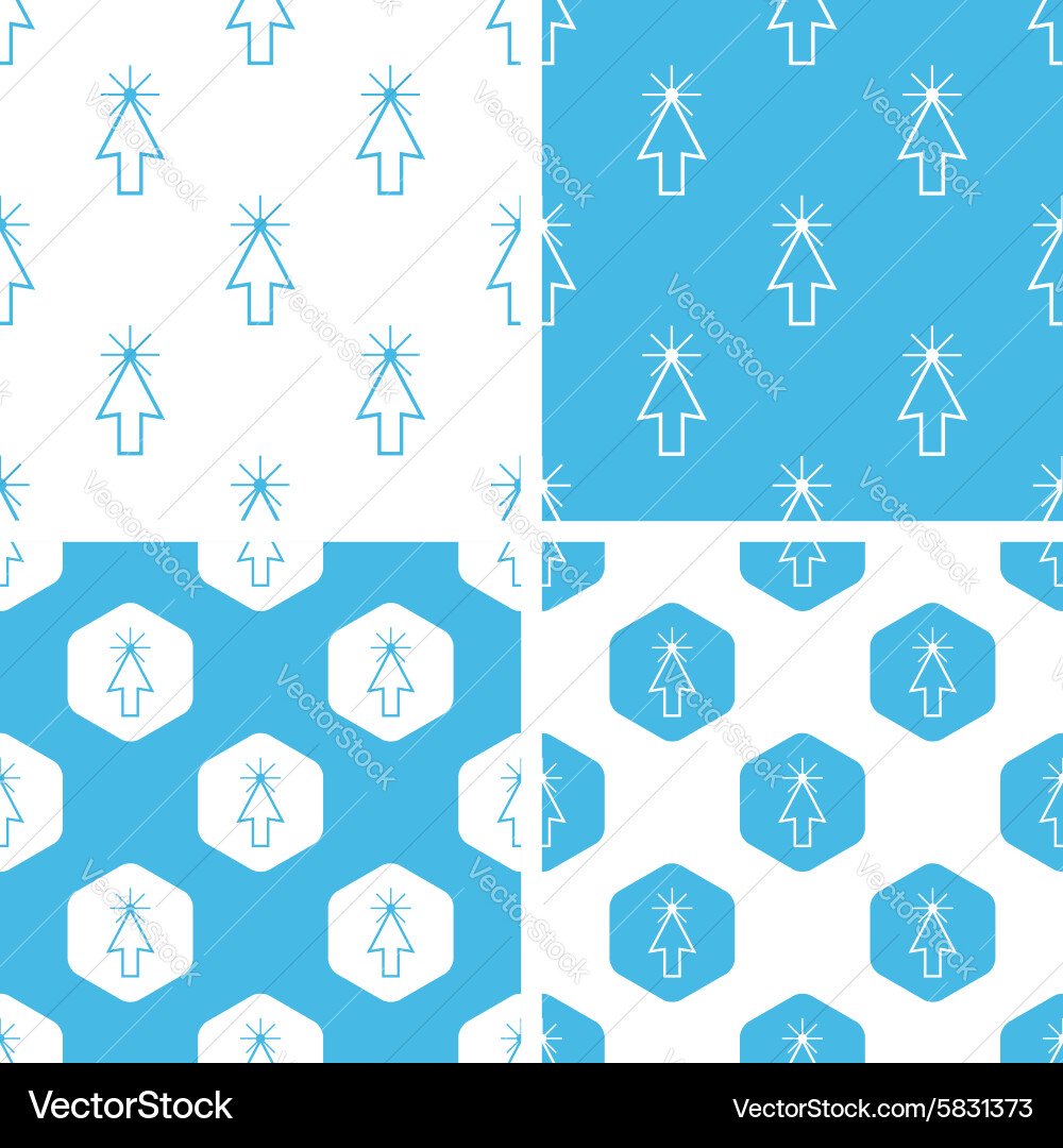 Arrow cursor patterns set Vector Image