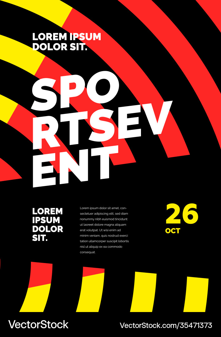 Layout design template with abstract dynamic Vector Image