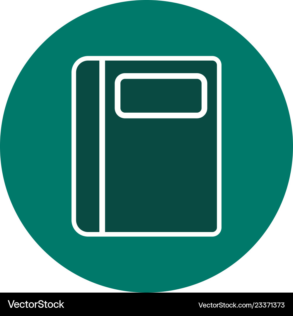 Notebook icon vector image