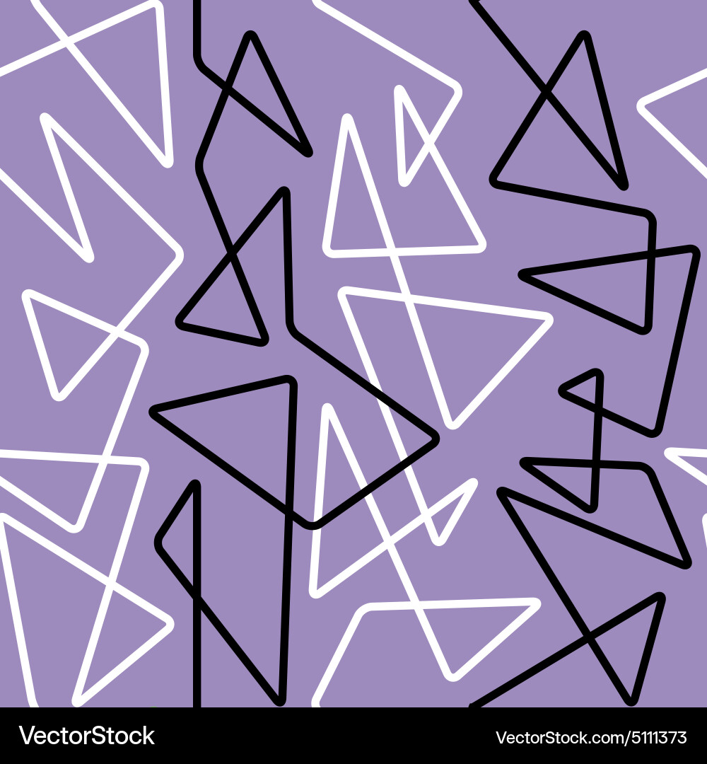 Thin line seamless pattern vector image