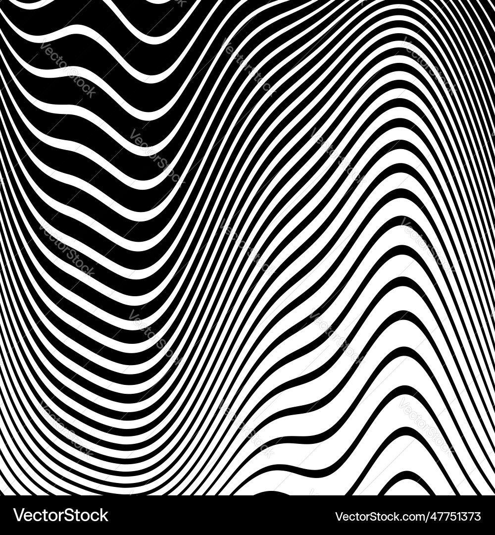 Wavy lines pattern Wavy lines pattern vector image