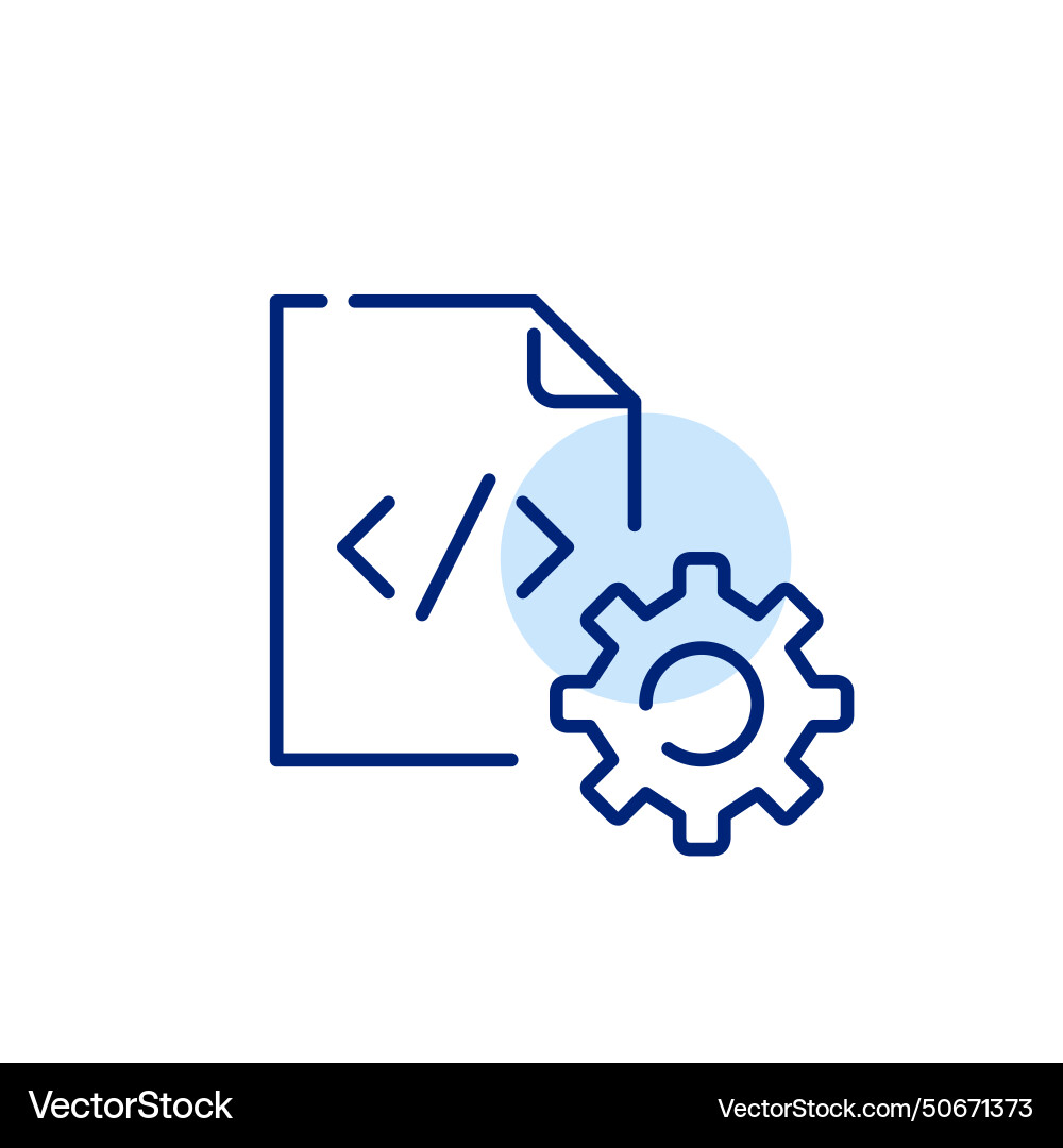 Web development tools settings html code pixel Web development tools settings html code pixel vector image