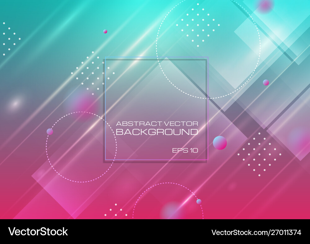 Abstract geometric shapes gradient background Abstract geometric shapes gradient background vector image