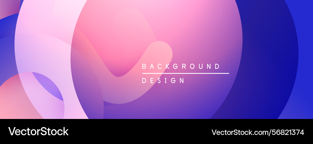 Abstract gradients overlap creating soft visual Vector Image