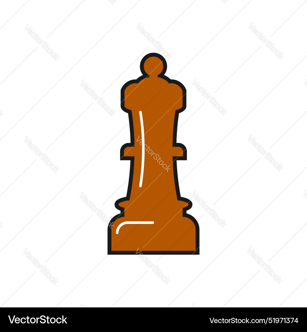 Chess day groovy element design Vector Image