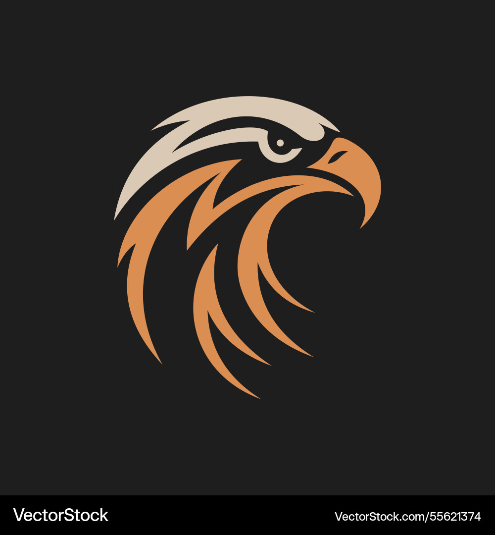 Eagle head logo Royalty Free Vector Image - VectorStock
