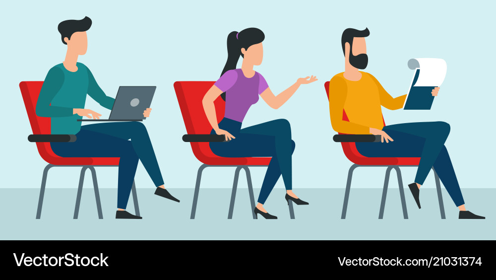 Flat design ready to animation characters Flat design ready to animation characters vector image