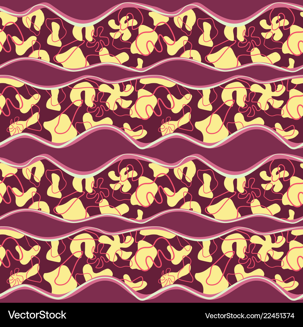 Seamless abstract marble pattern with different Vector Image