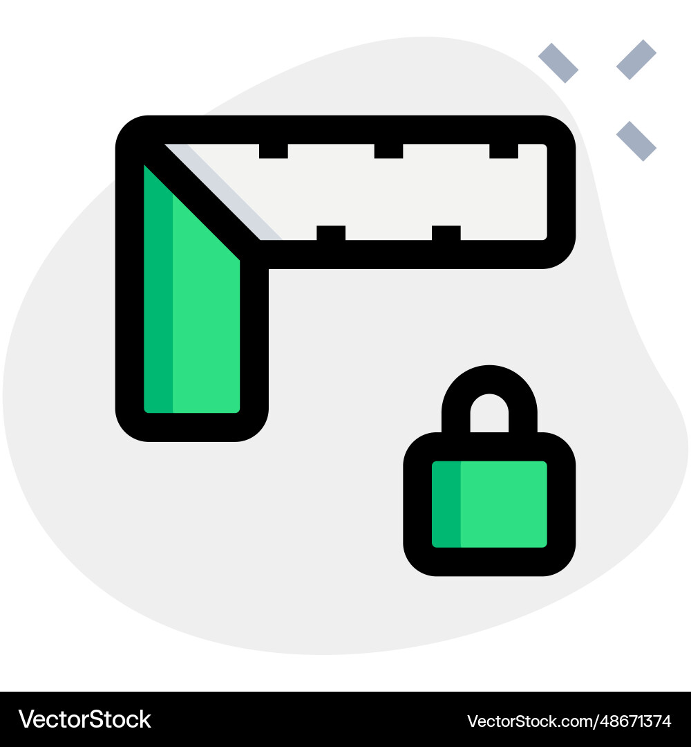 Utilizing a security mechanism while measuring Vector Image