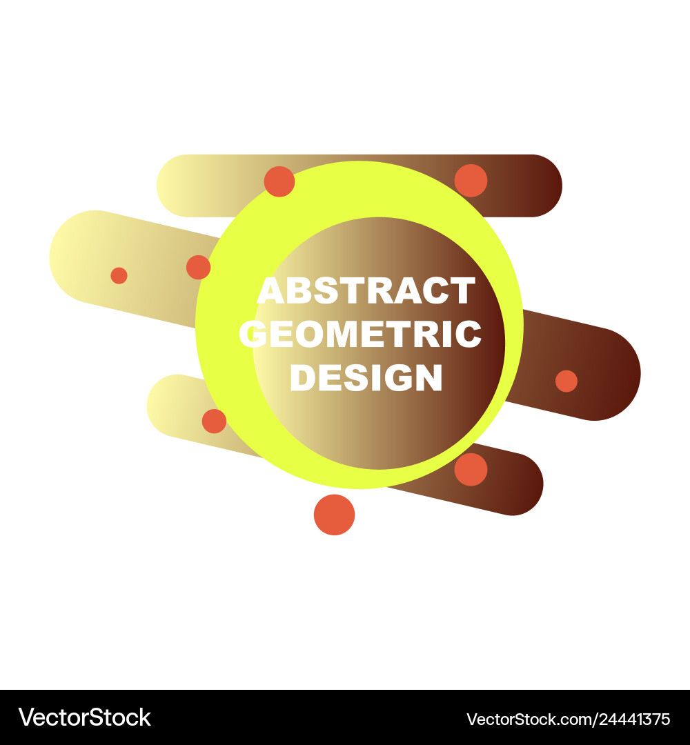 Abstract colorful geometric composition – Free Vector | VectorStock