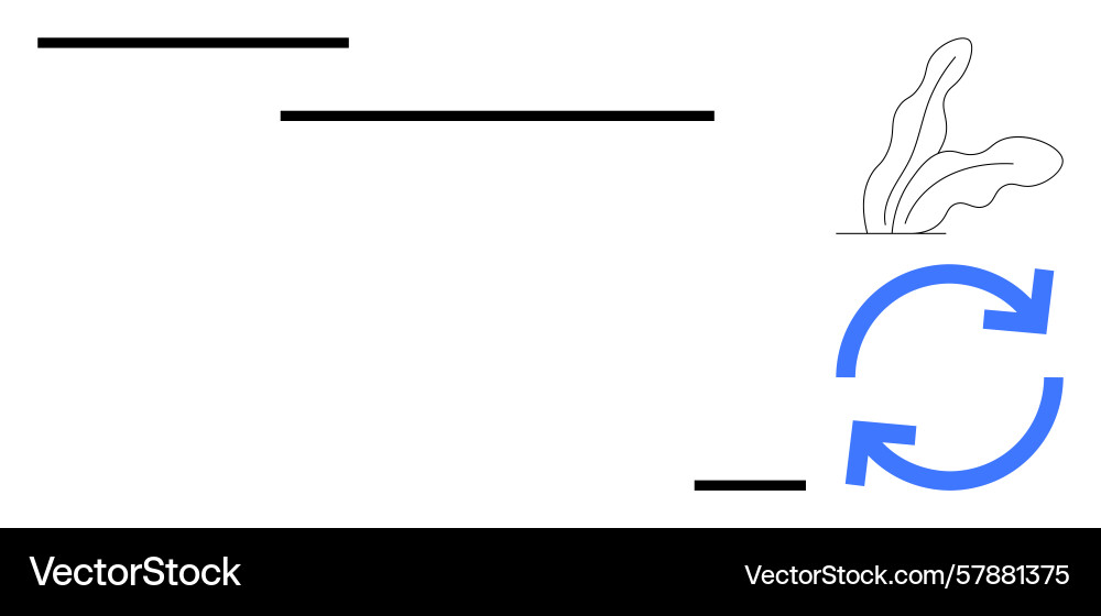 Abstract progress steps with recurring cycle Vector Image