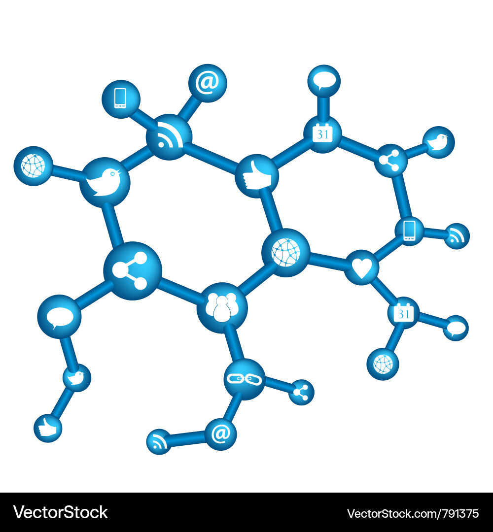 Digital Connection Vector Image