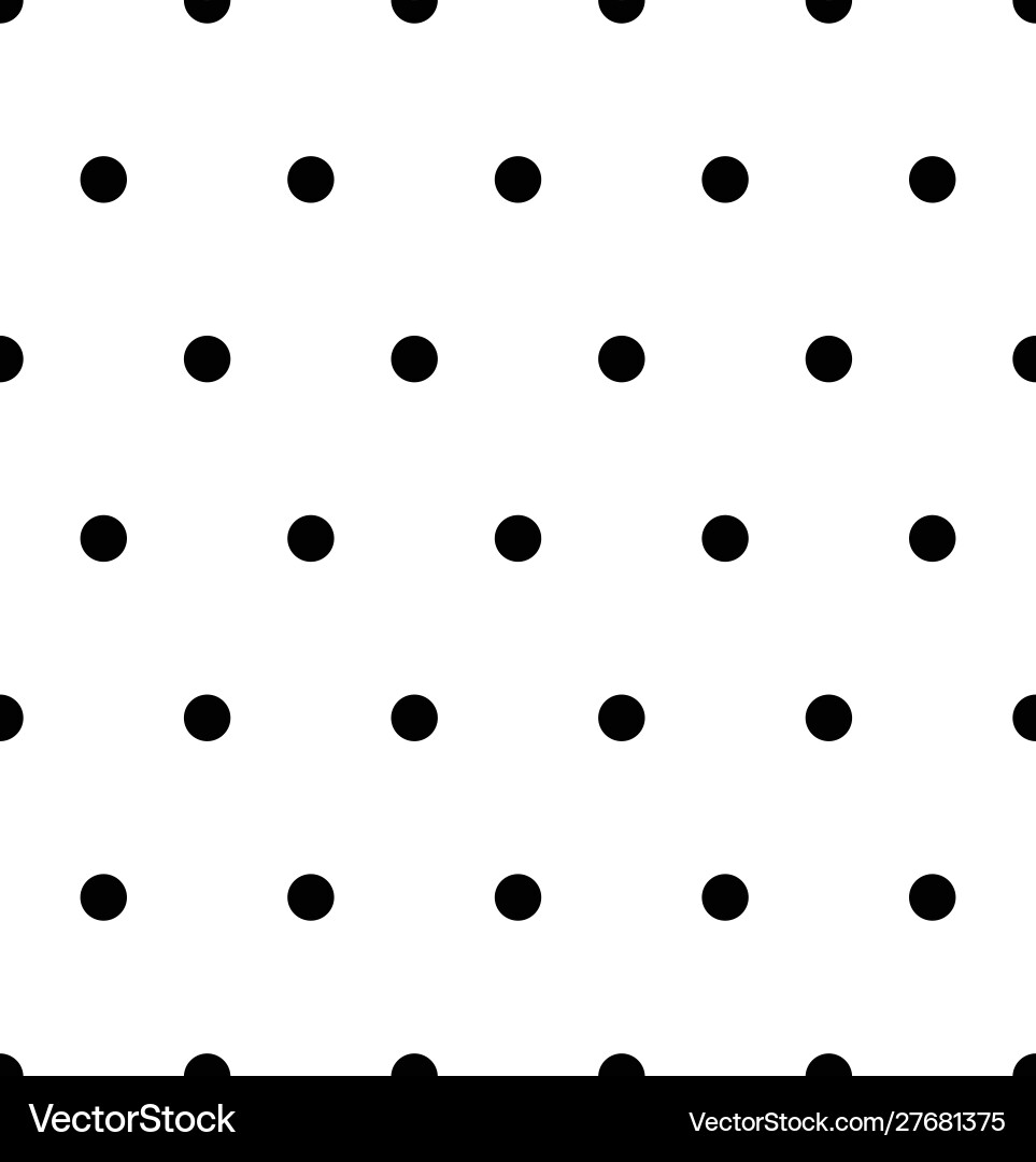 Seamless polka dot pattern in triangular Seamless polka dot pattern in triangular vector image