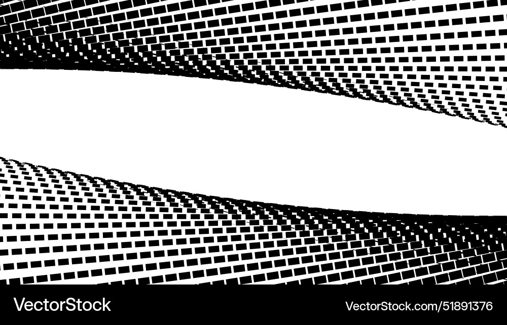 Black square halftone pattern abstract background Vector Image