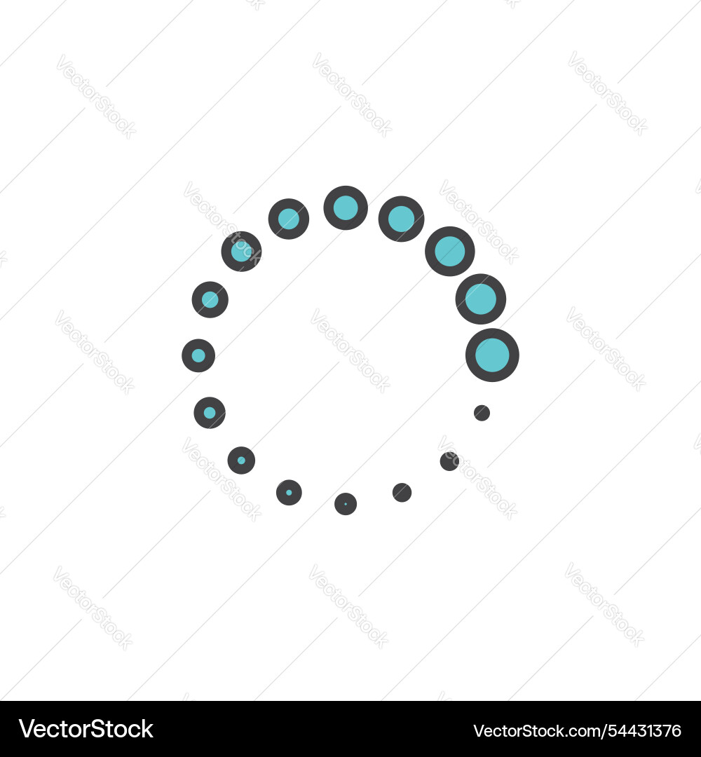 Loading icon in colored version Loading icon in colored version vector image