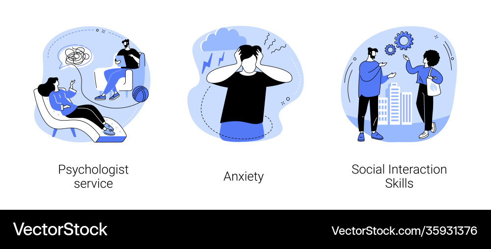 Mental health abstract concept Mental health abstract concept vector image