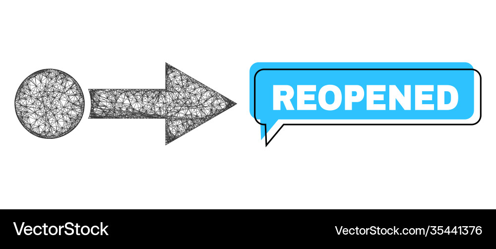 Misplaced reopened speech bubble and linear pull Misplaced reopened speech bubble and linear pull vector image