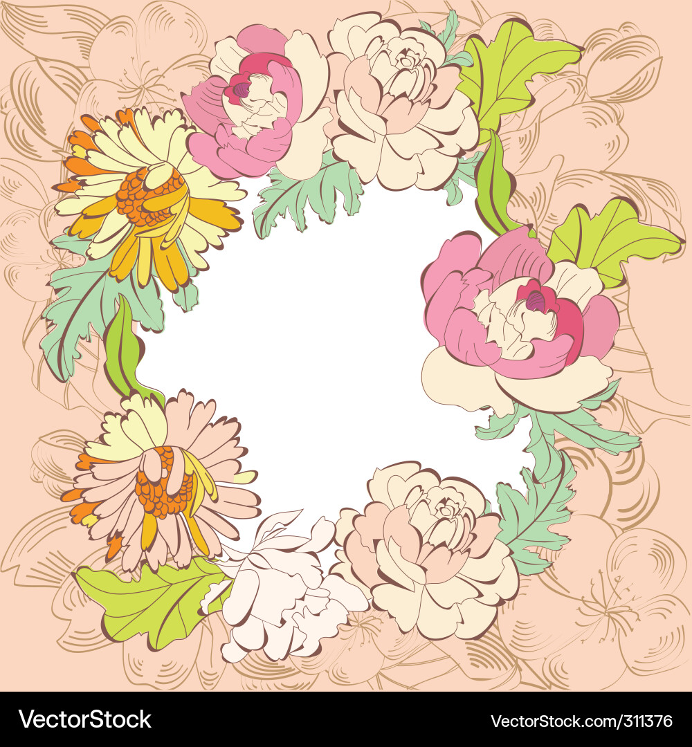 Template for card Vector Image