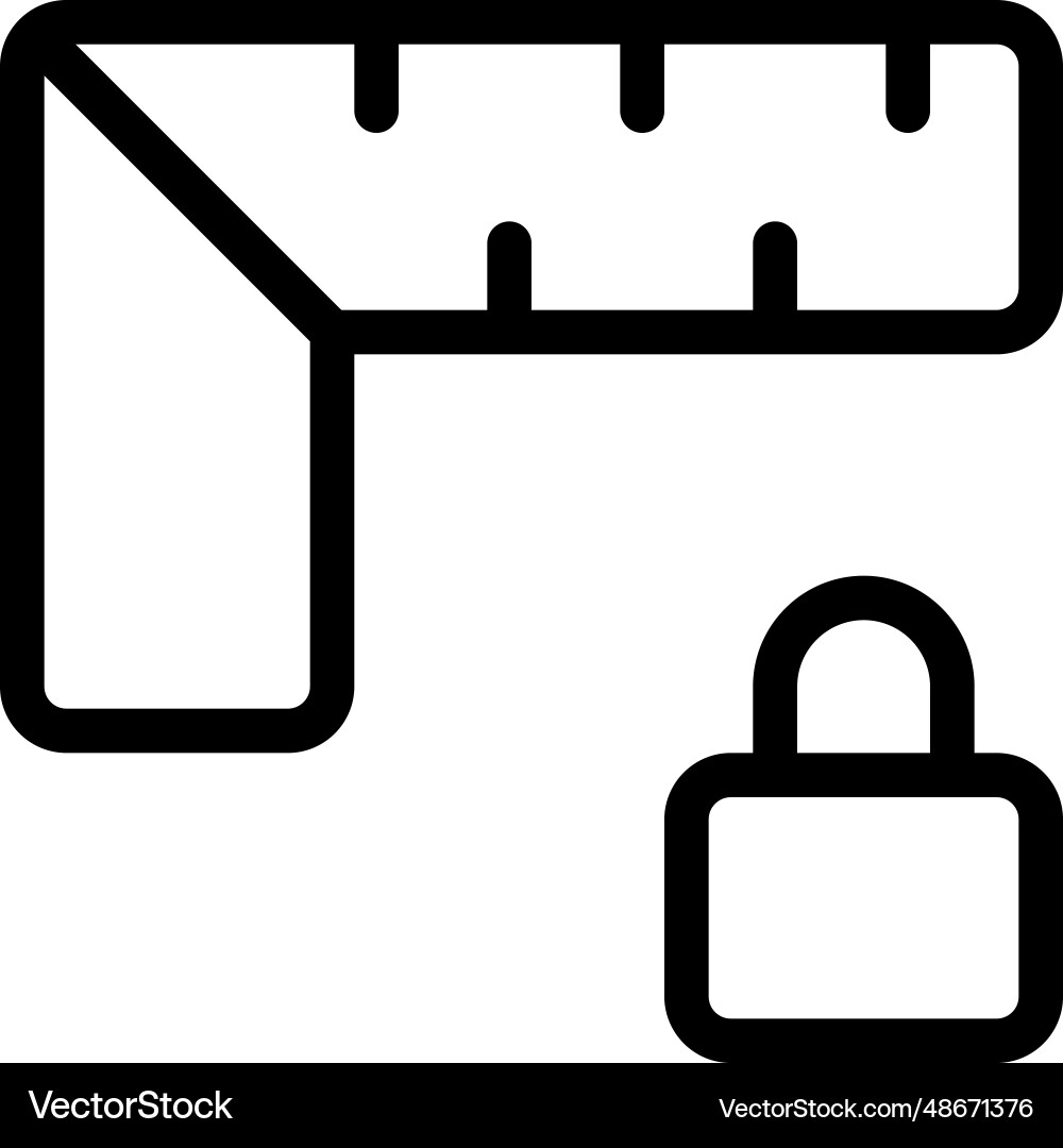 Utilizing a security mechanism while measuring Vector Image