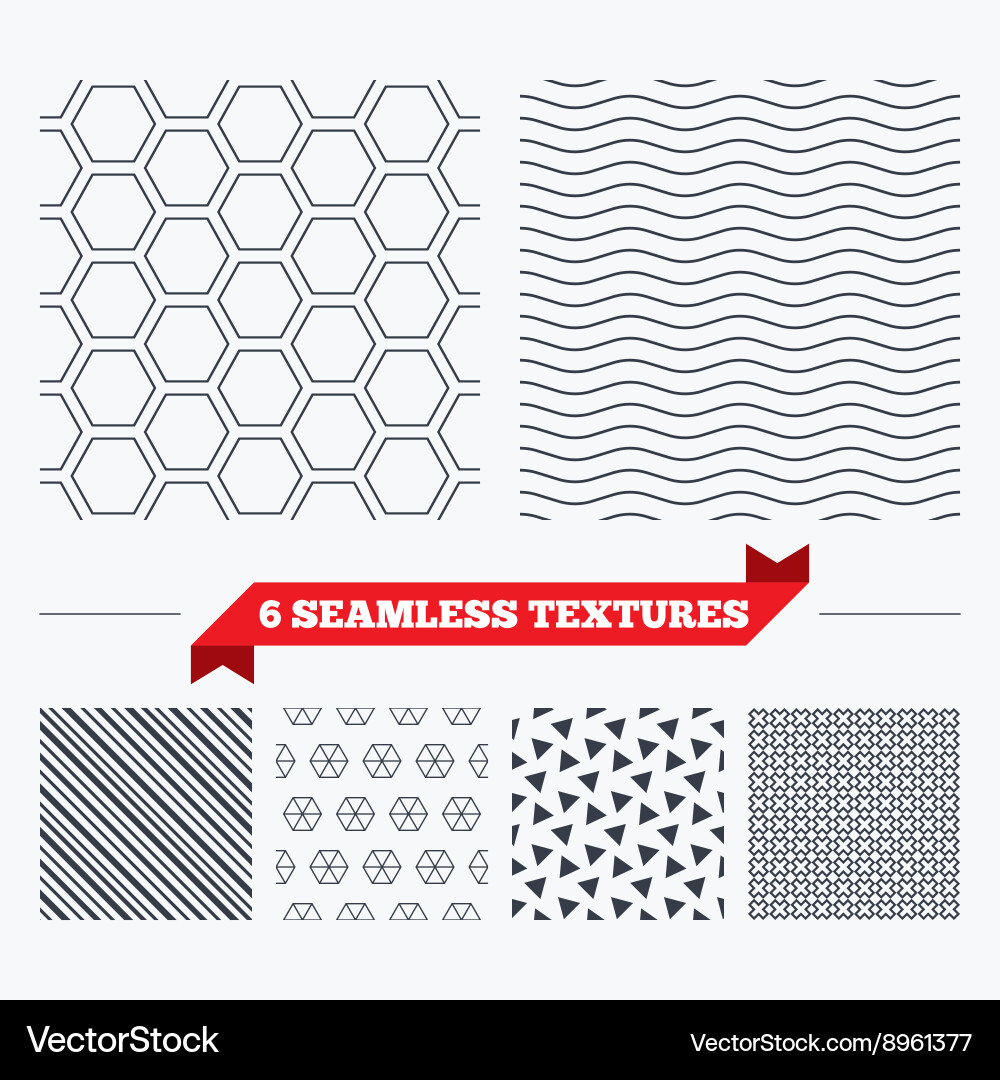 Hexagonal Grid Pattern Vector Image