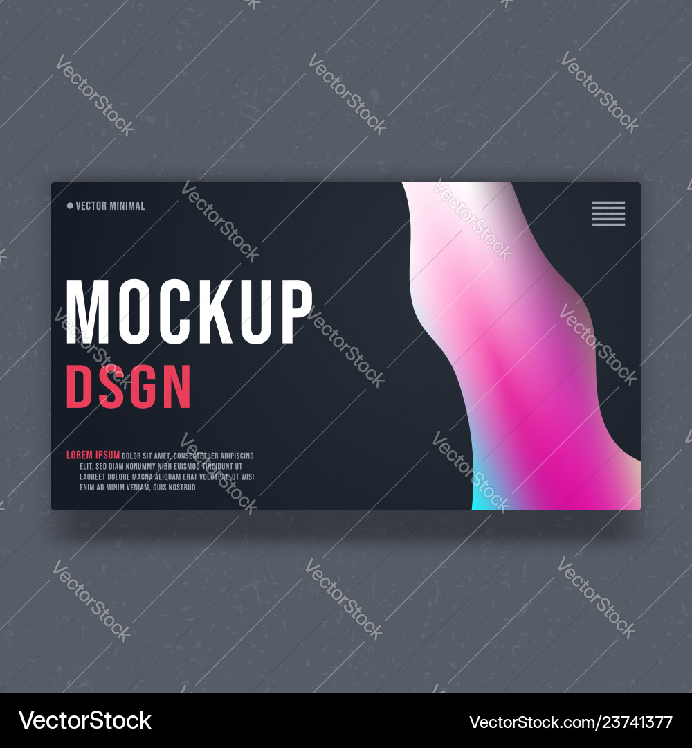 Mockup background template mock up minimal design Mockup background template mock up minimal design vector image