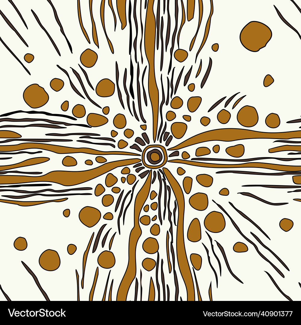 Simple geometric seamless pattern with abstract Vector Image