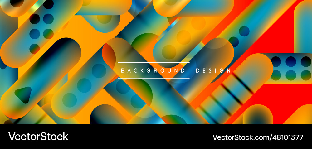 Techno round shapes lines abstract background Techno round shapes lines abstract background vector image