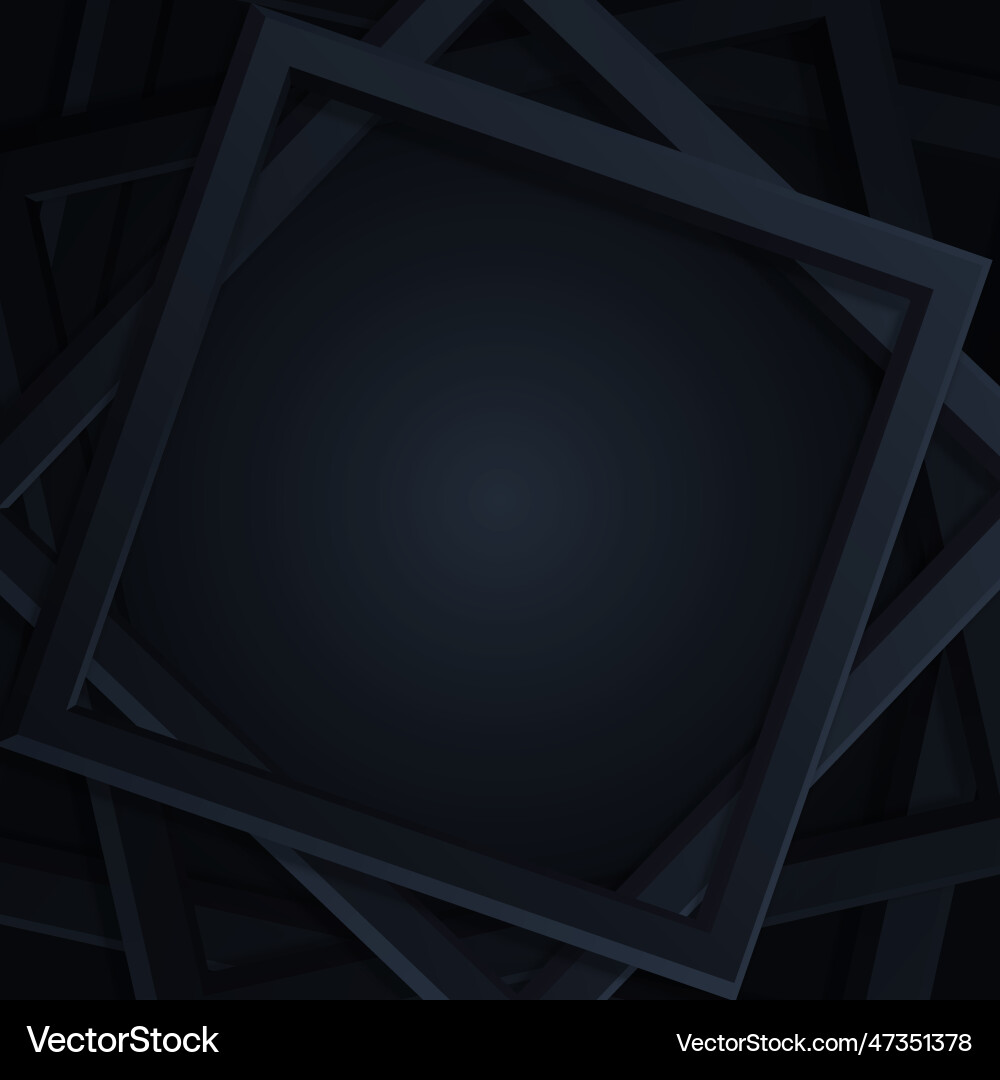 Abstract dark rectangle frame overlapping layer Abstract dark rectangle frame overlapping layer vector image
