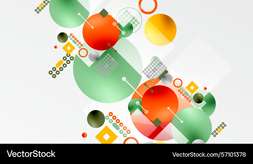 Abstract geometric shapes overlap creating Abstract geometric shapes overlap creating vector image