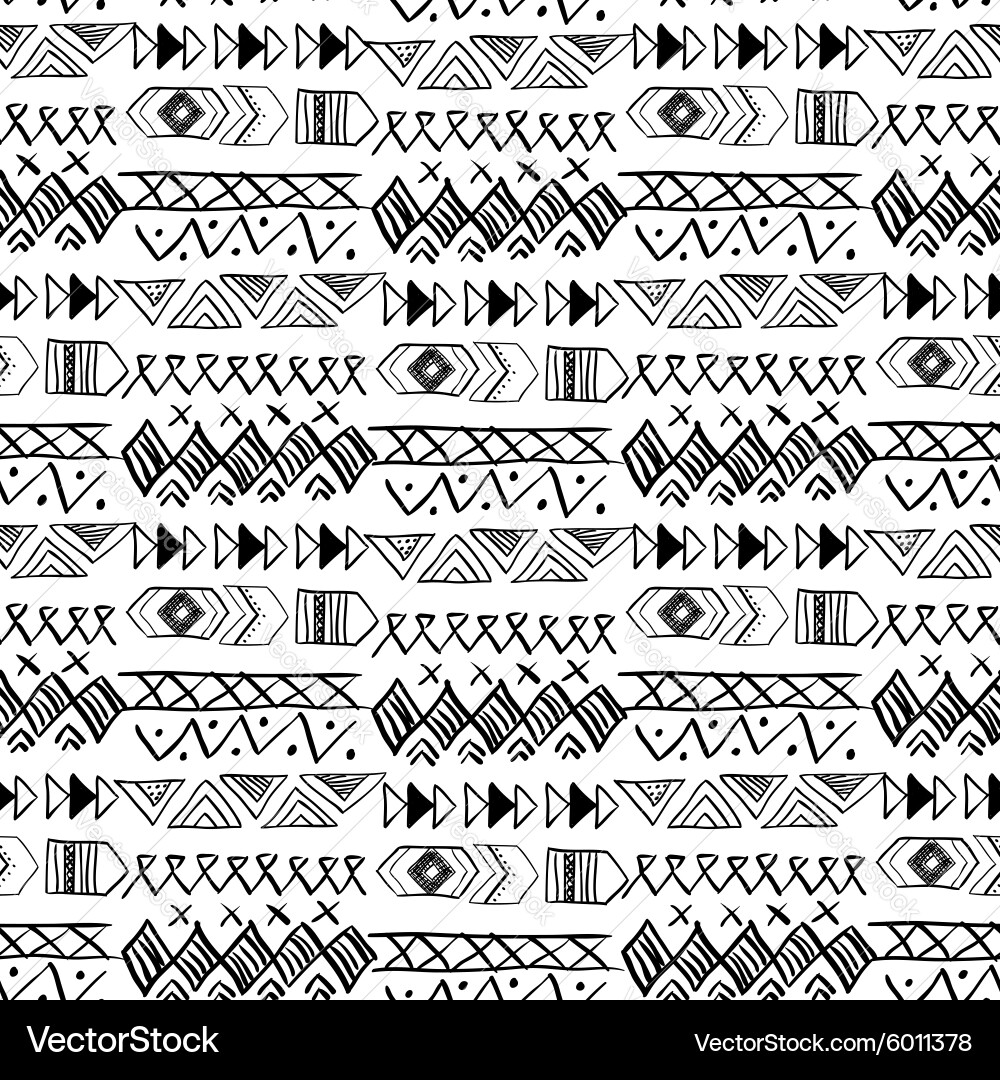 Aztec Native Pattern vector image