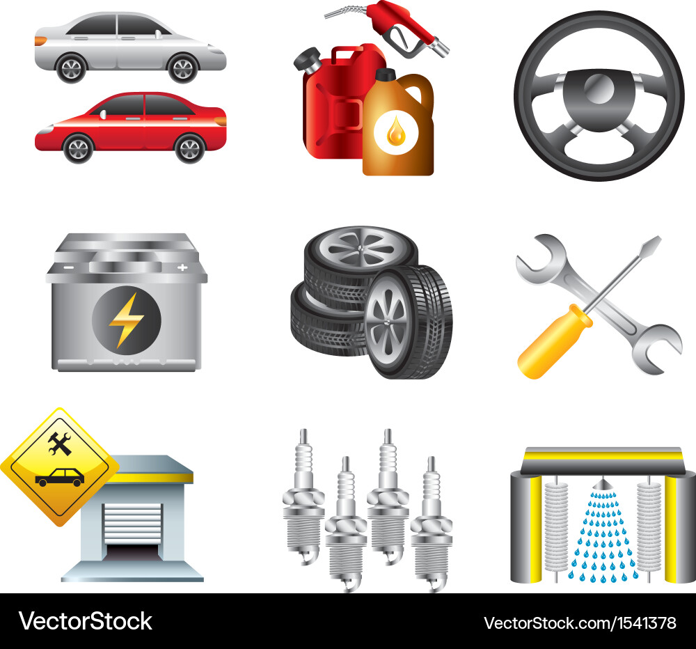 Icons petrol Royalty Free Vector Image - VectorStock
