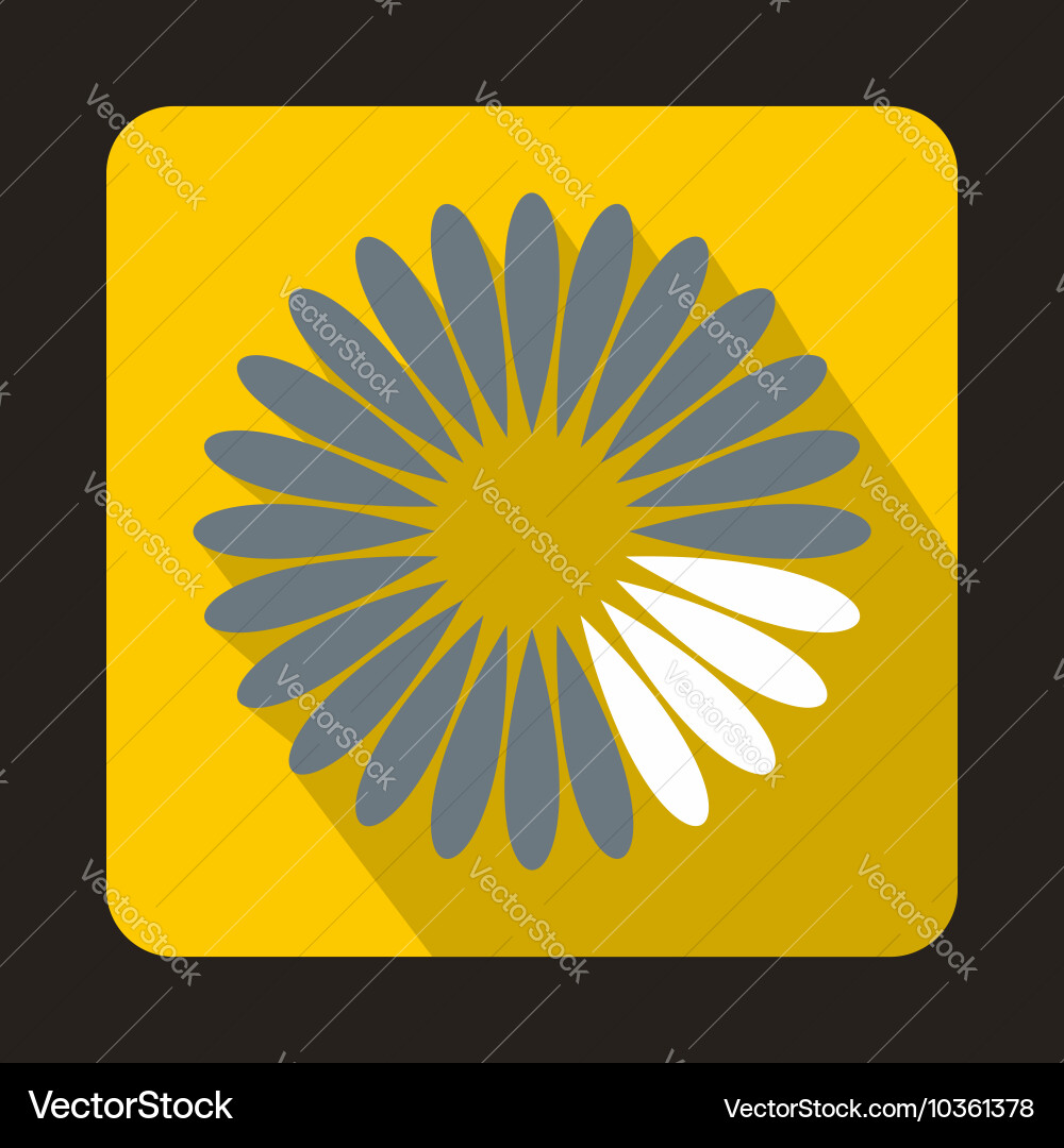 Loading circle icon flat style Vector Image