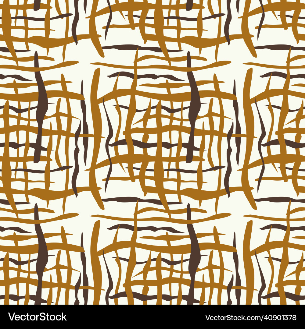 Simple geometric seamless pattern with abstract Vector Image